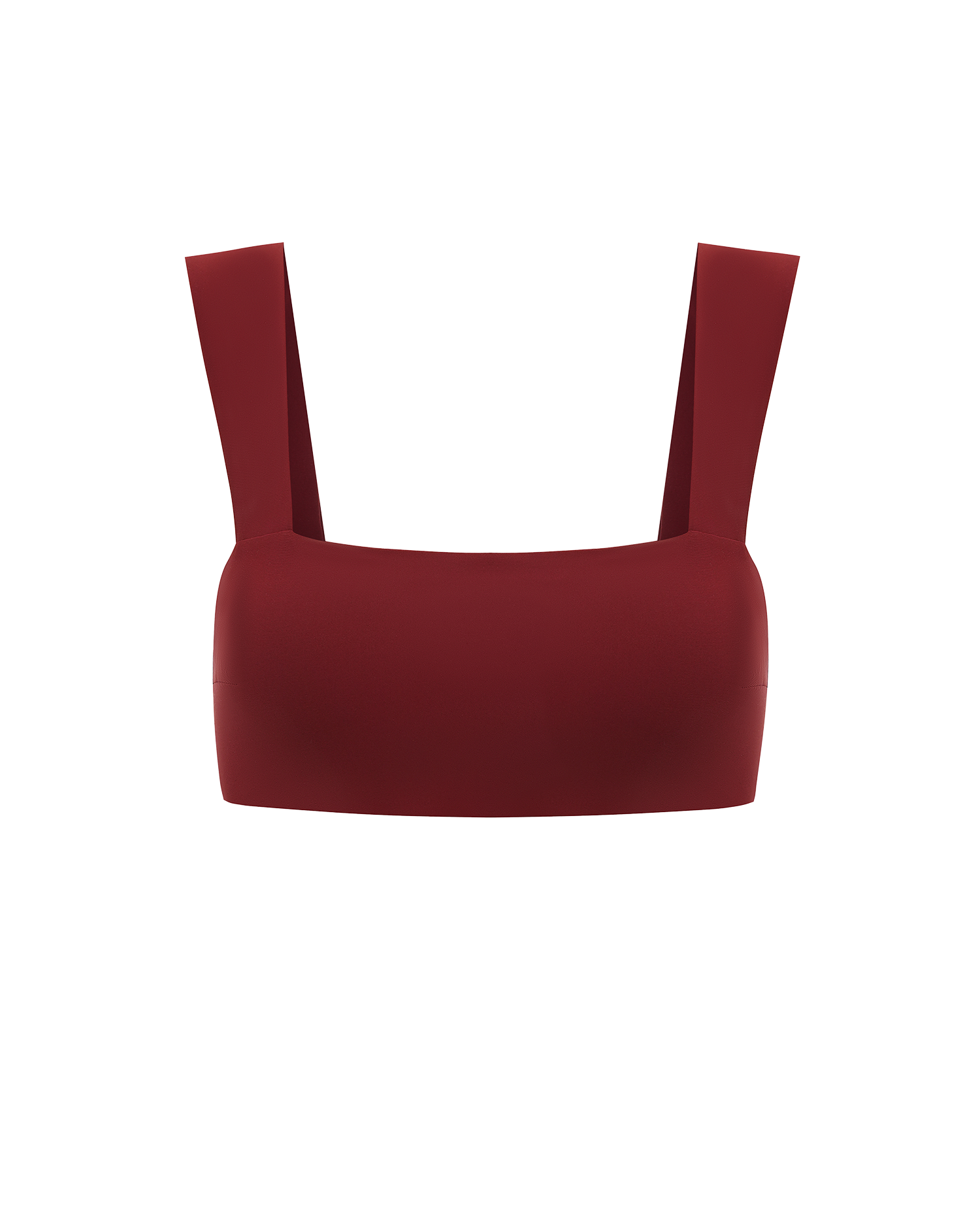Top Bandeau in Bordo