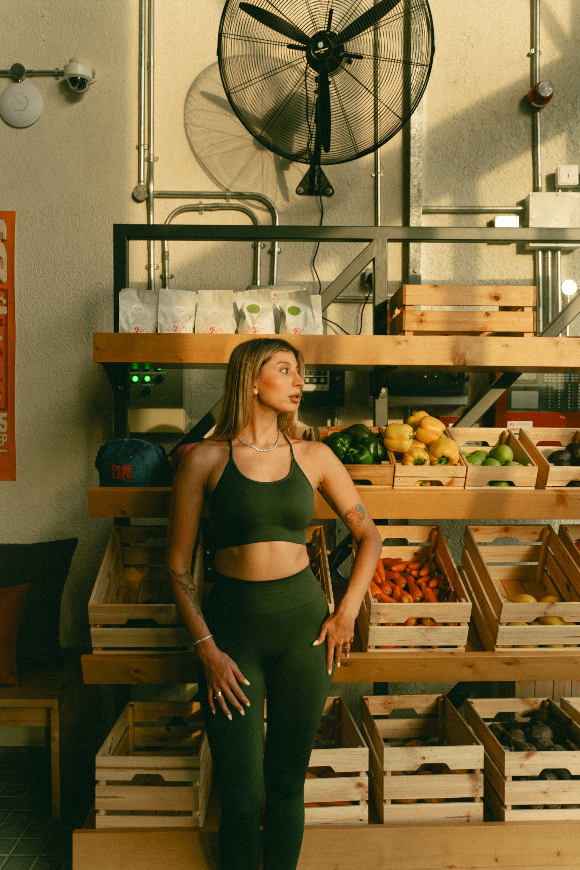 Seamless Leggings in Green