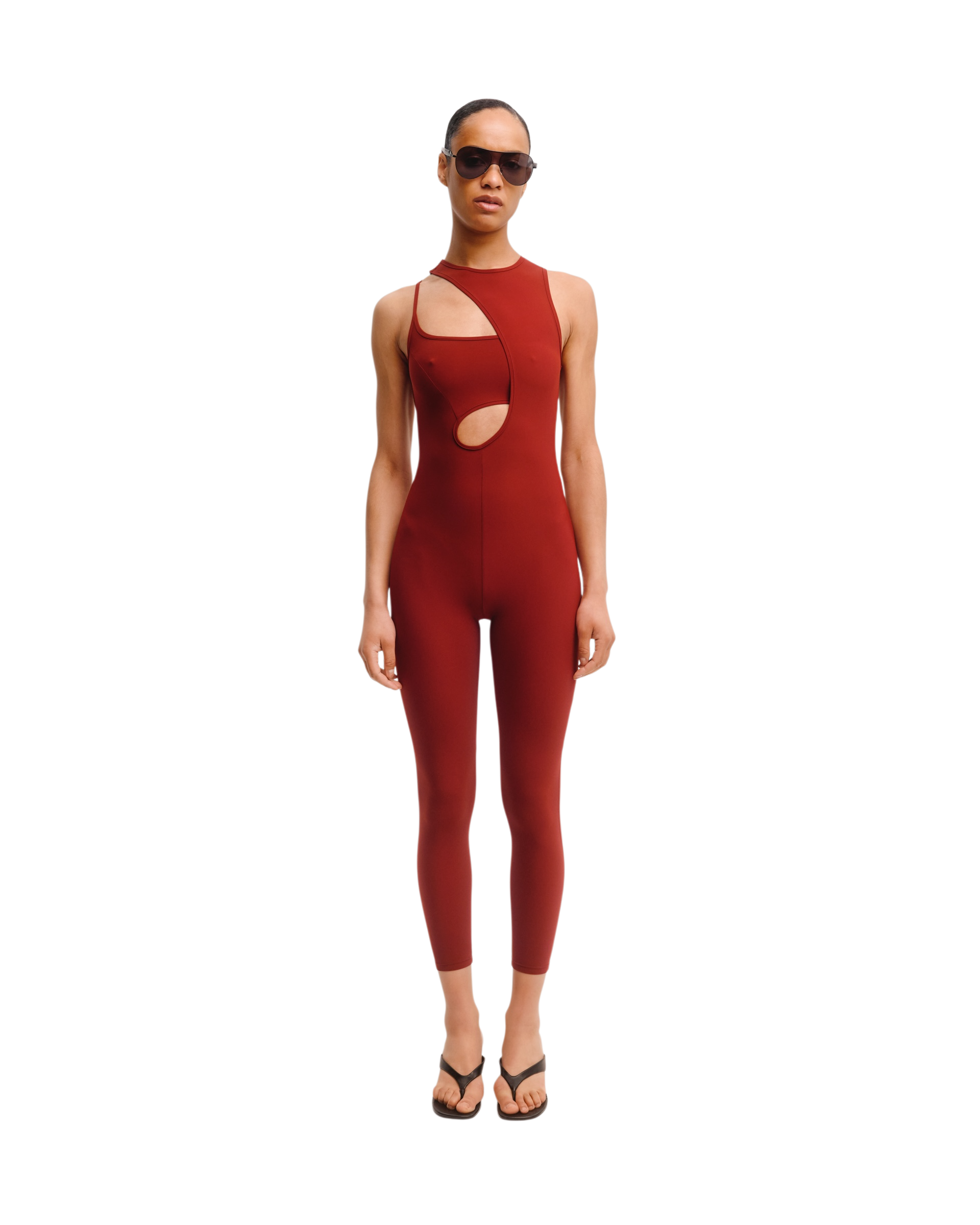 Jumpsuit Allure in Bordo
