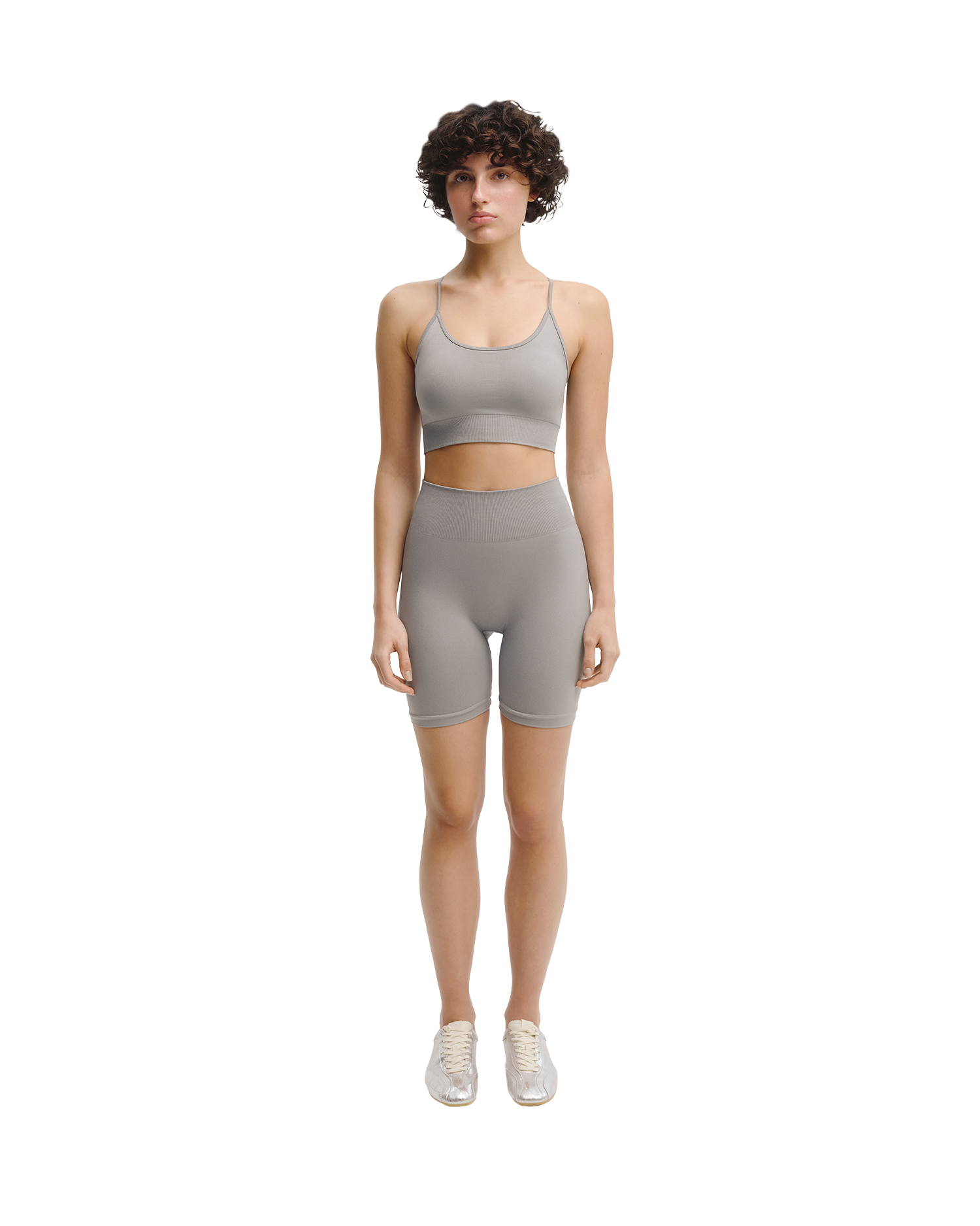 Seamless Bike Shorts in Gray