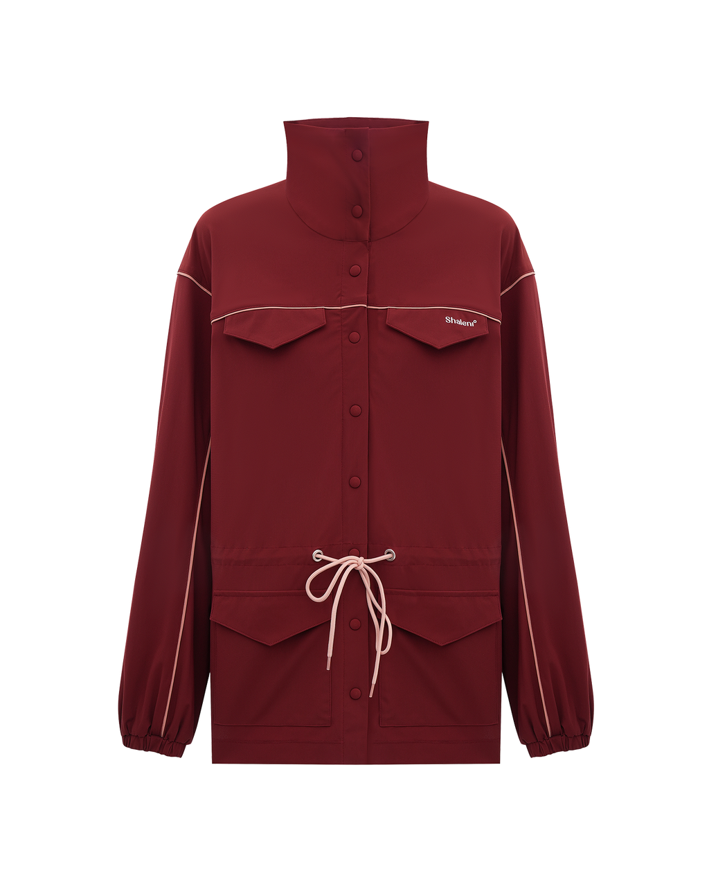 Urban fit Anorak in Bordo