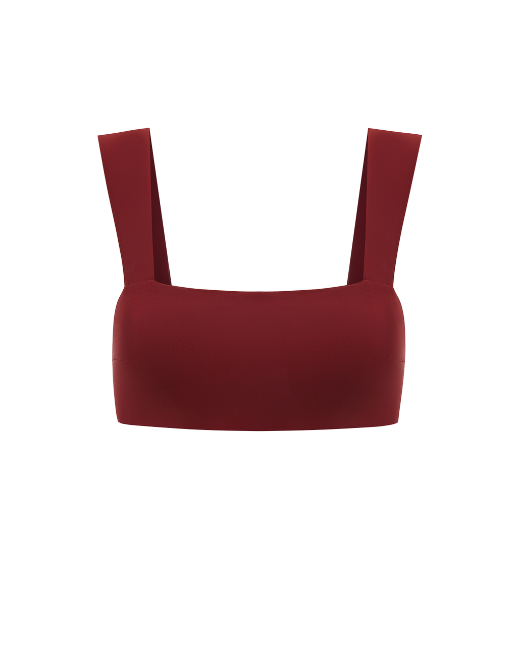 Top Bandeau in Bordo