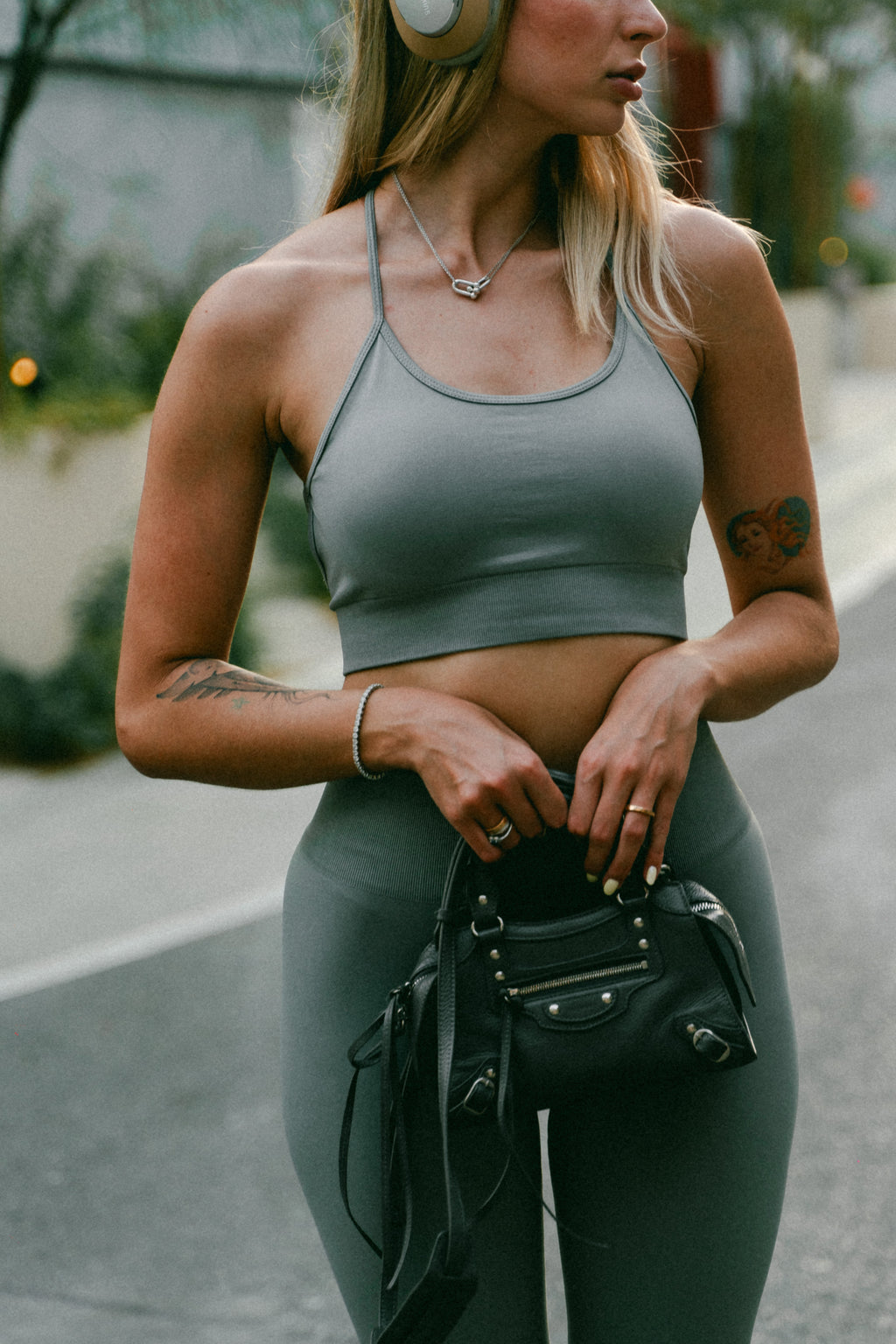 Seamless Top in Gray