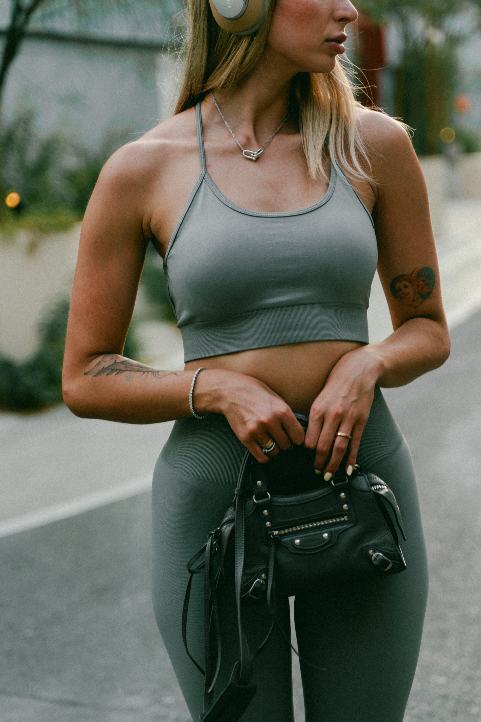 Seamless Top in Gray