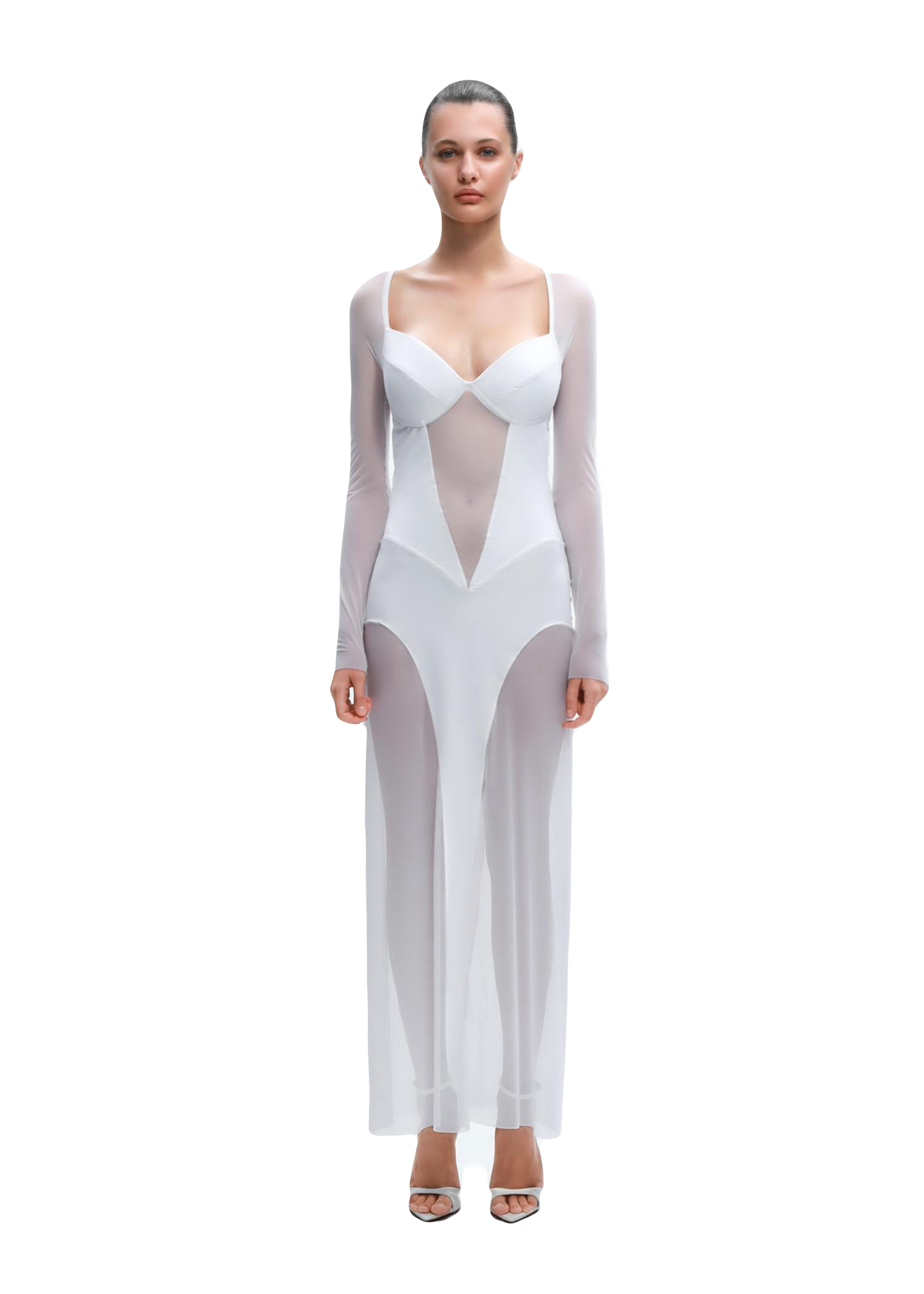 Futura maxi dress in White