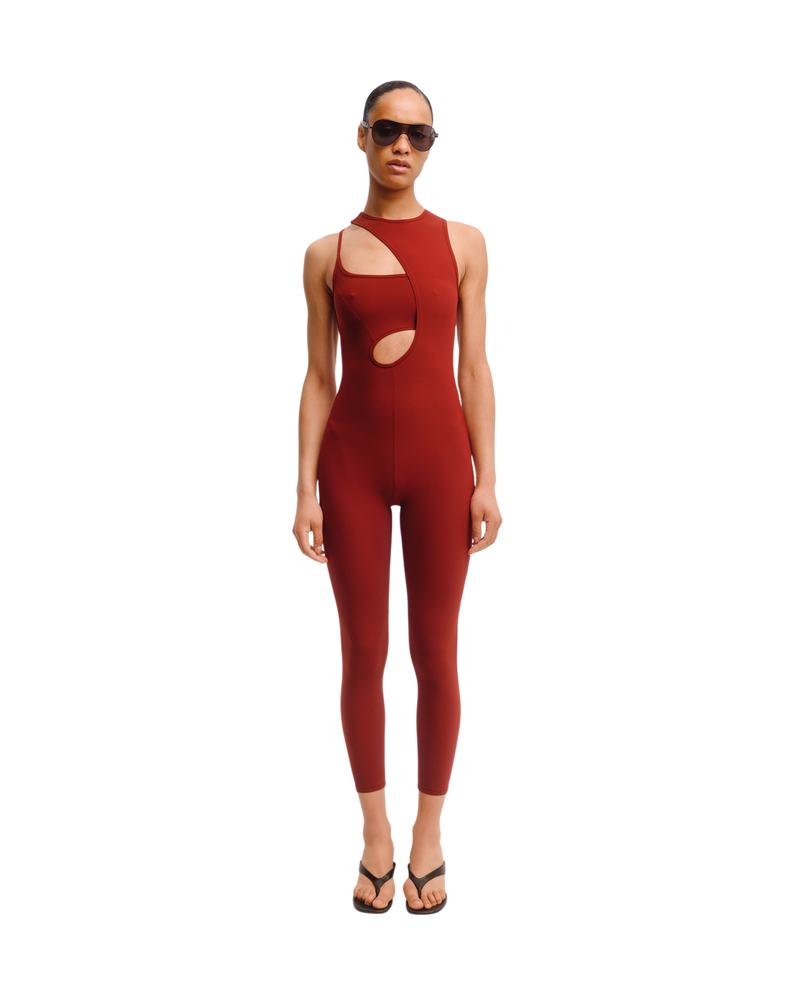 Jumpsuit Allure in Bordo