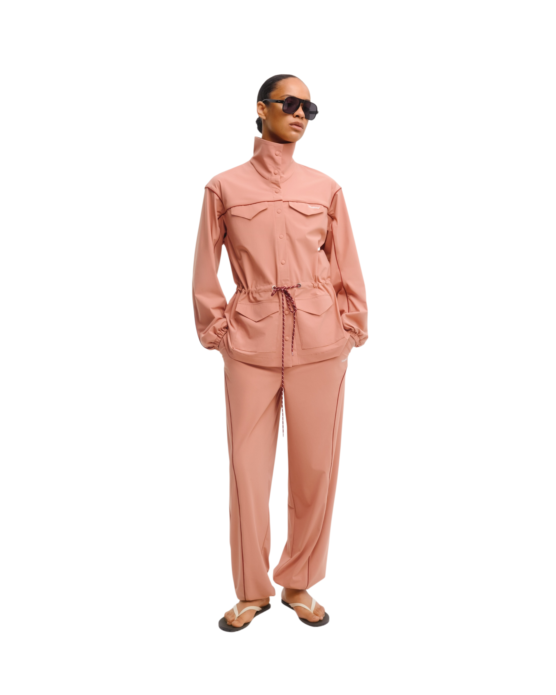 Urban fit Anorak in Dusty Rose