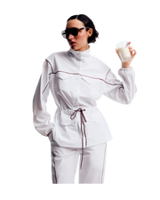 Urban fit Anorak in White