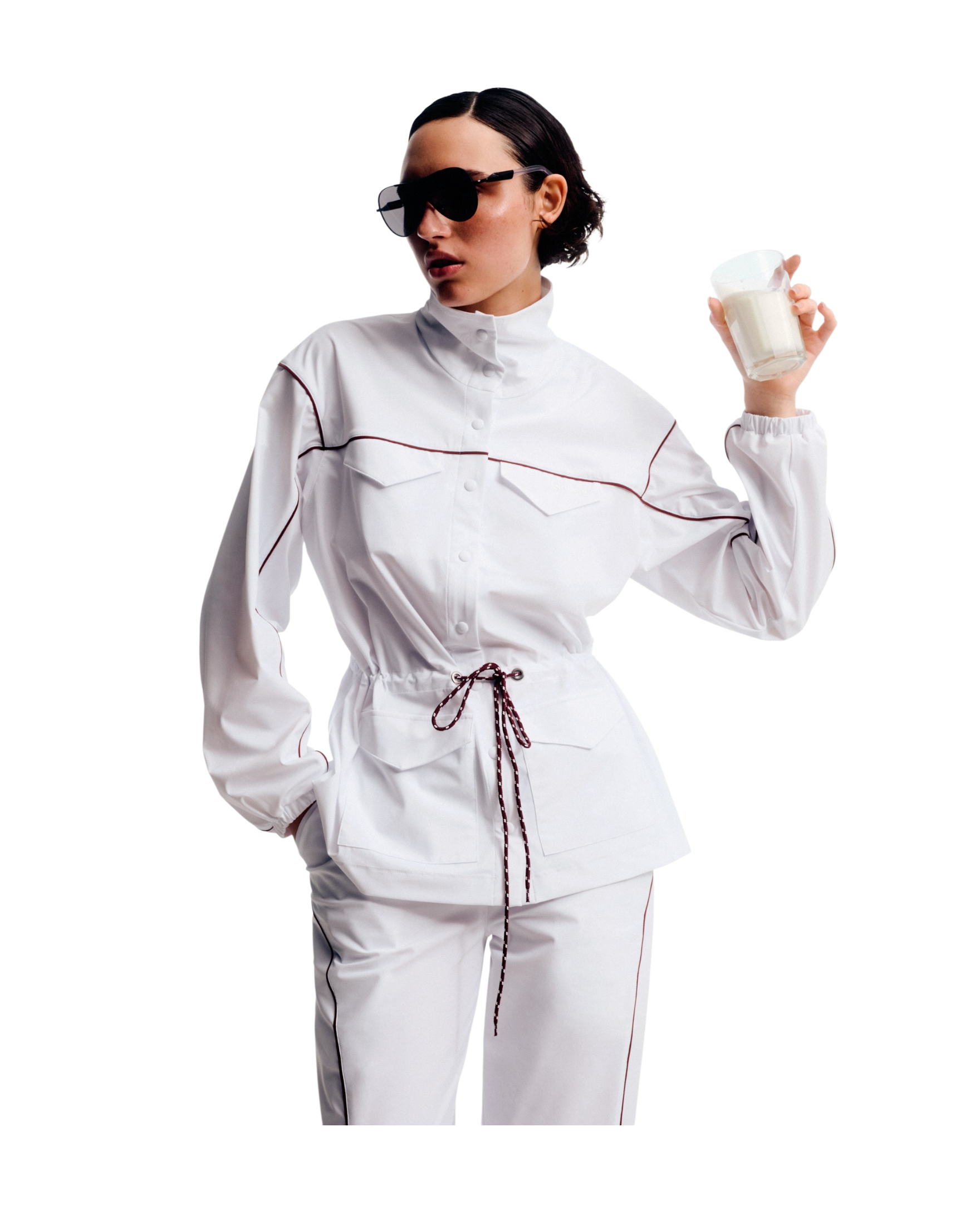 Urban fit Anorak in White