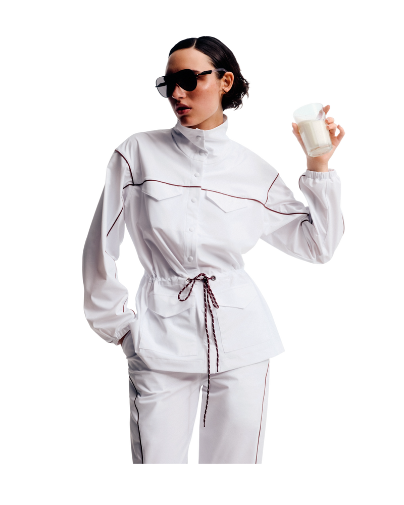 Urban fit Anorak in White