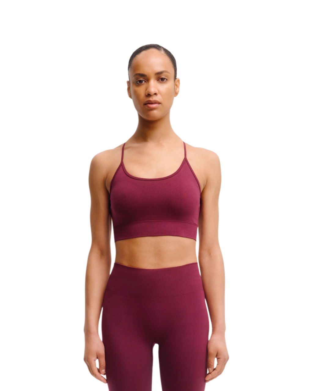 Seamless Top in Bordo