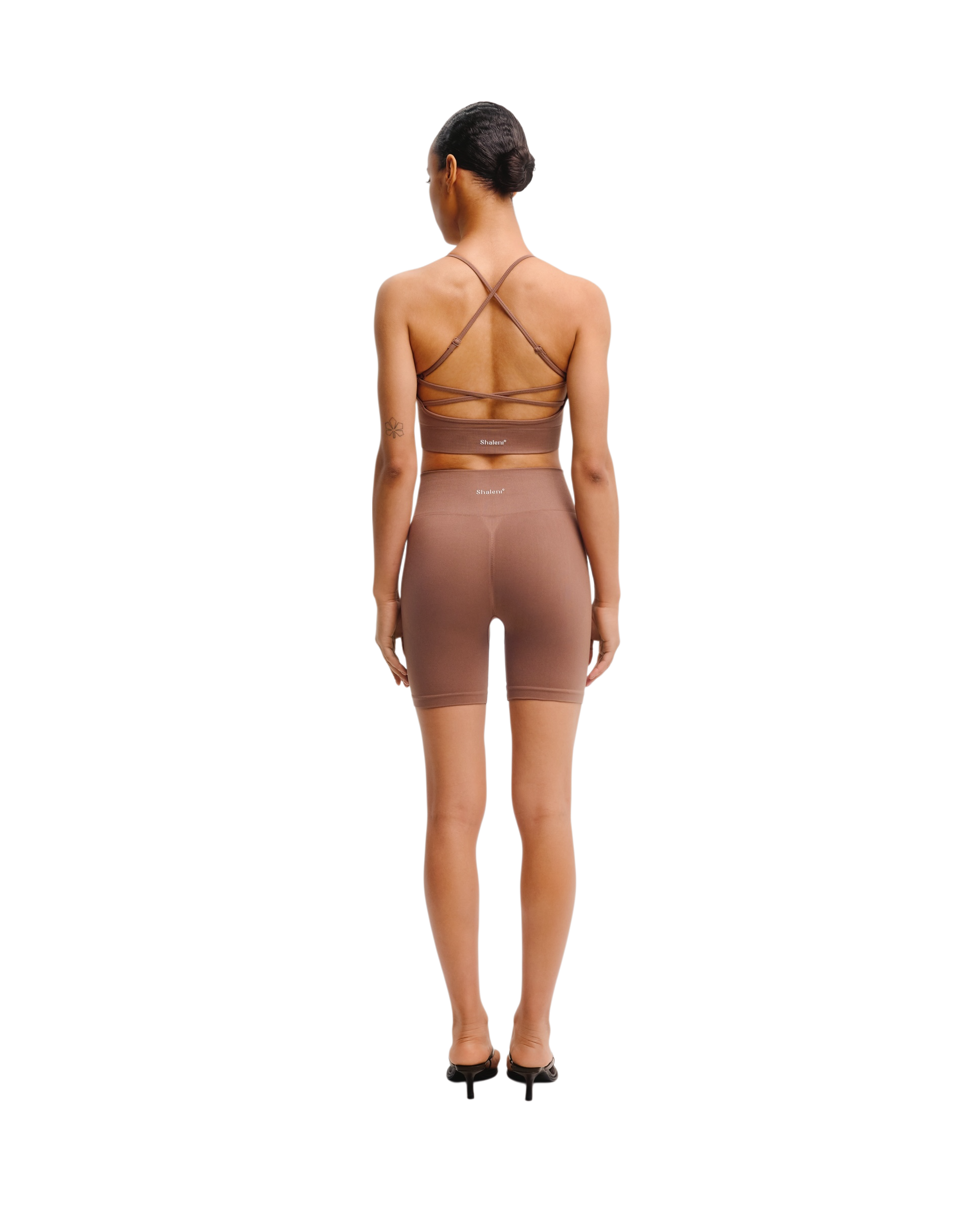 Seamless Bike Shorts in Mocha