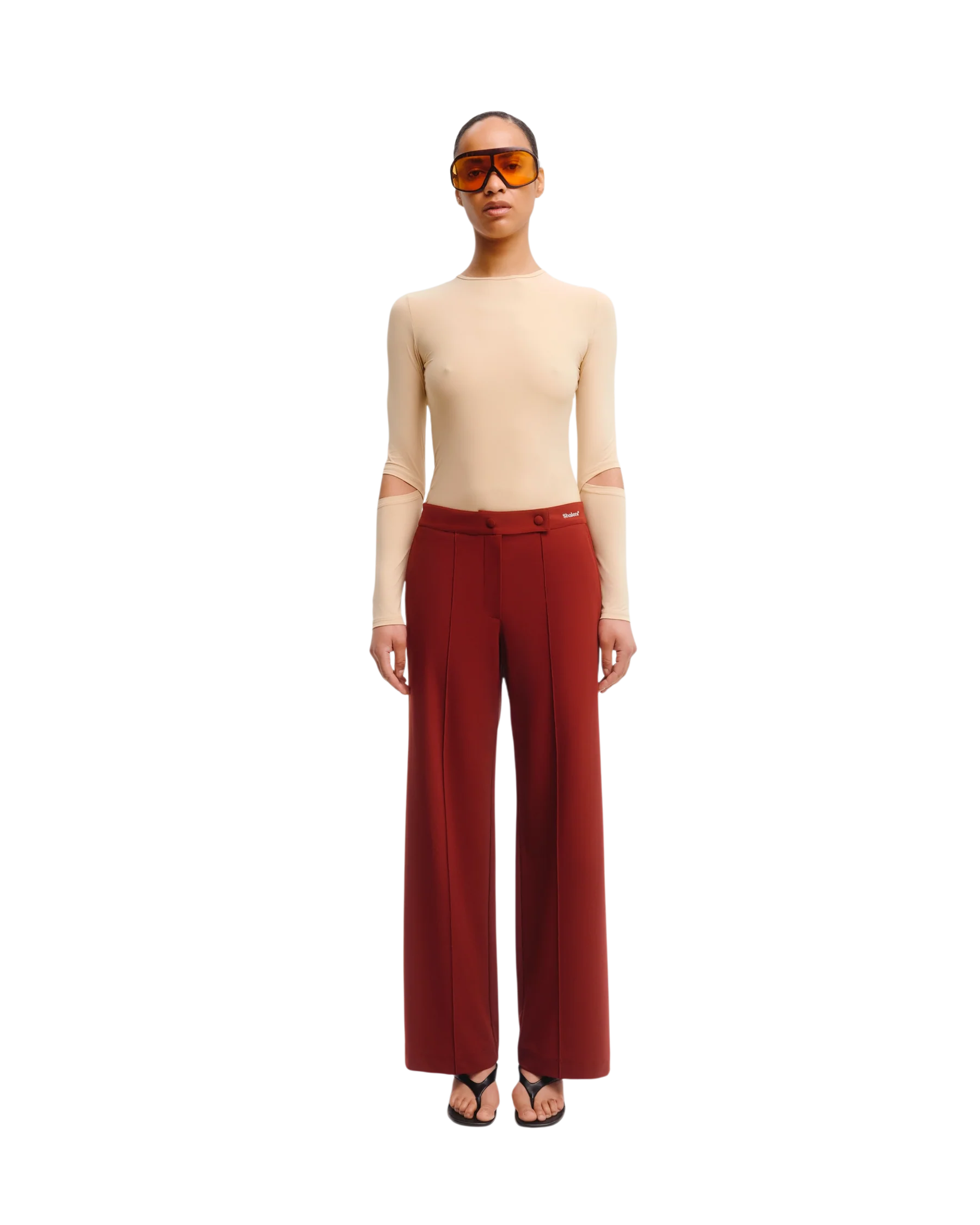 Stretto Pants in Bordo