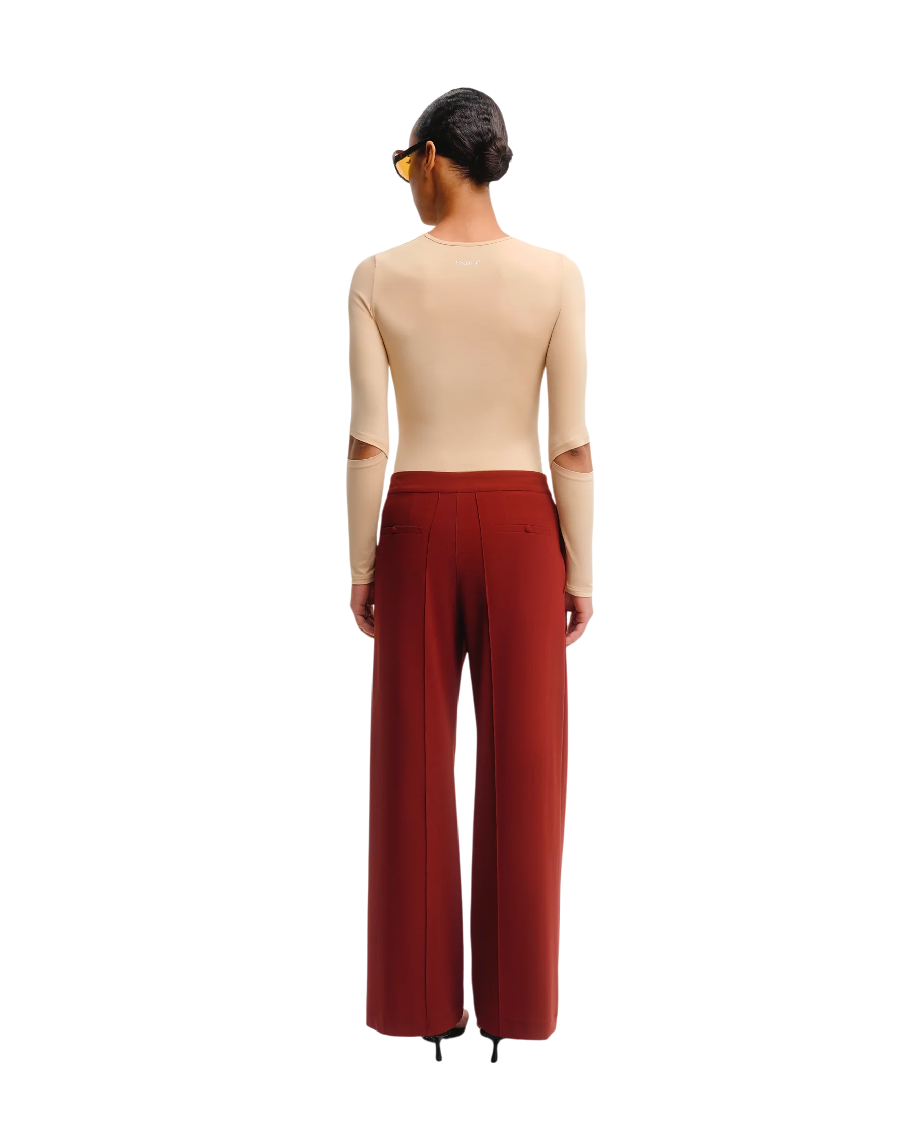 Stretto Pants in Bordo