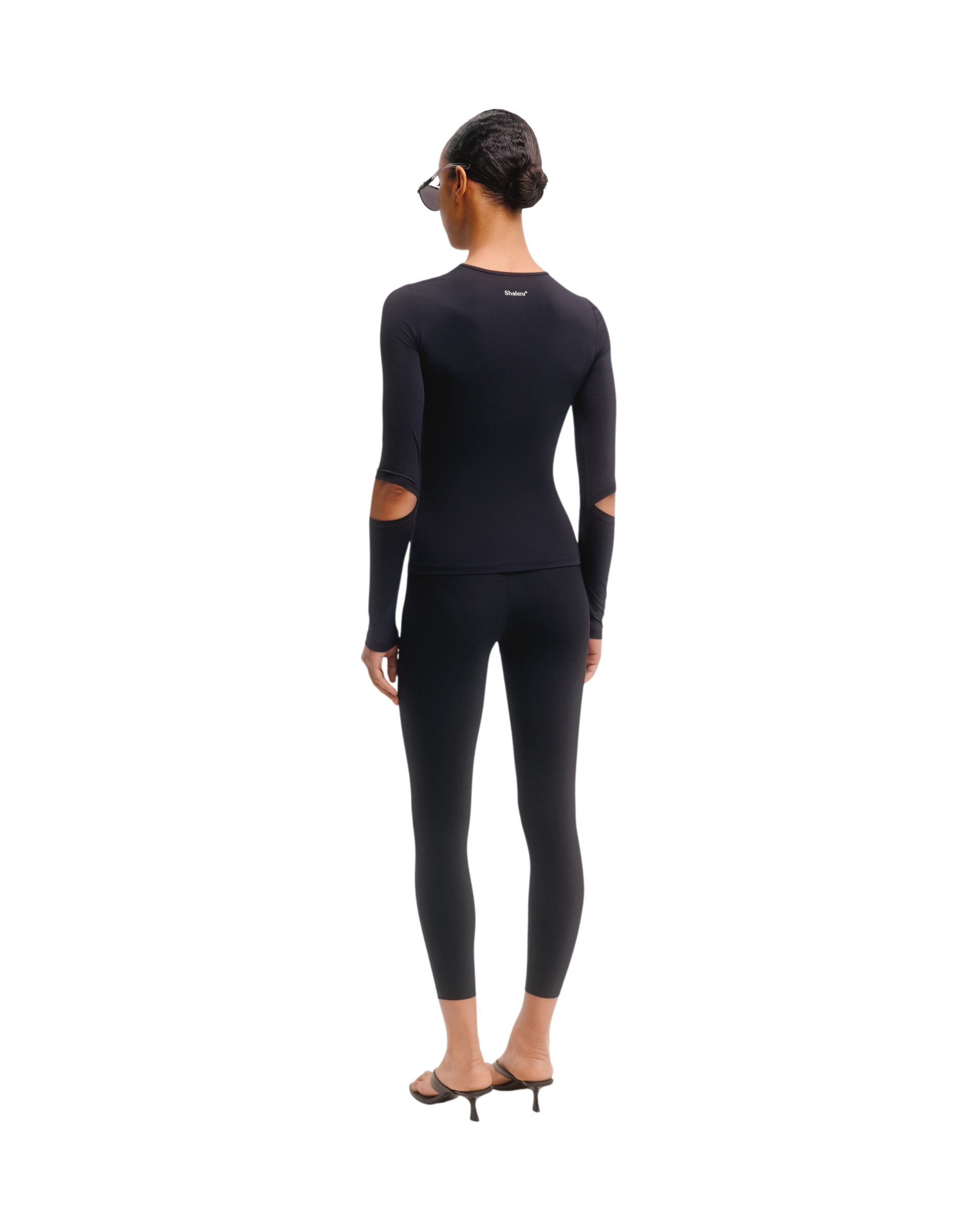 Cutout Longsleeve in Black