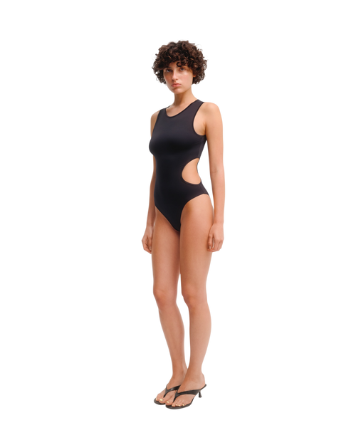 Cutout Bodysuits in Black