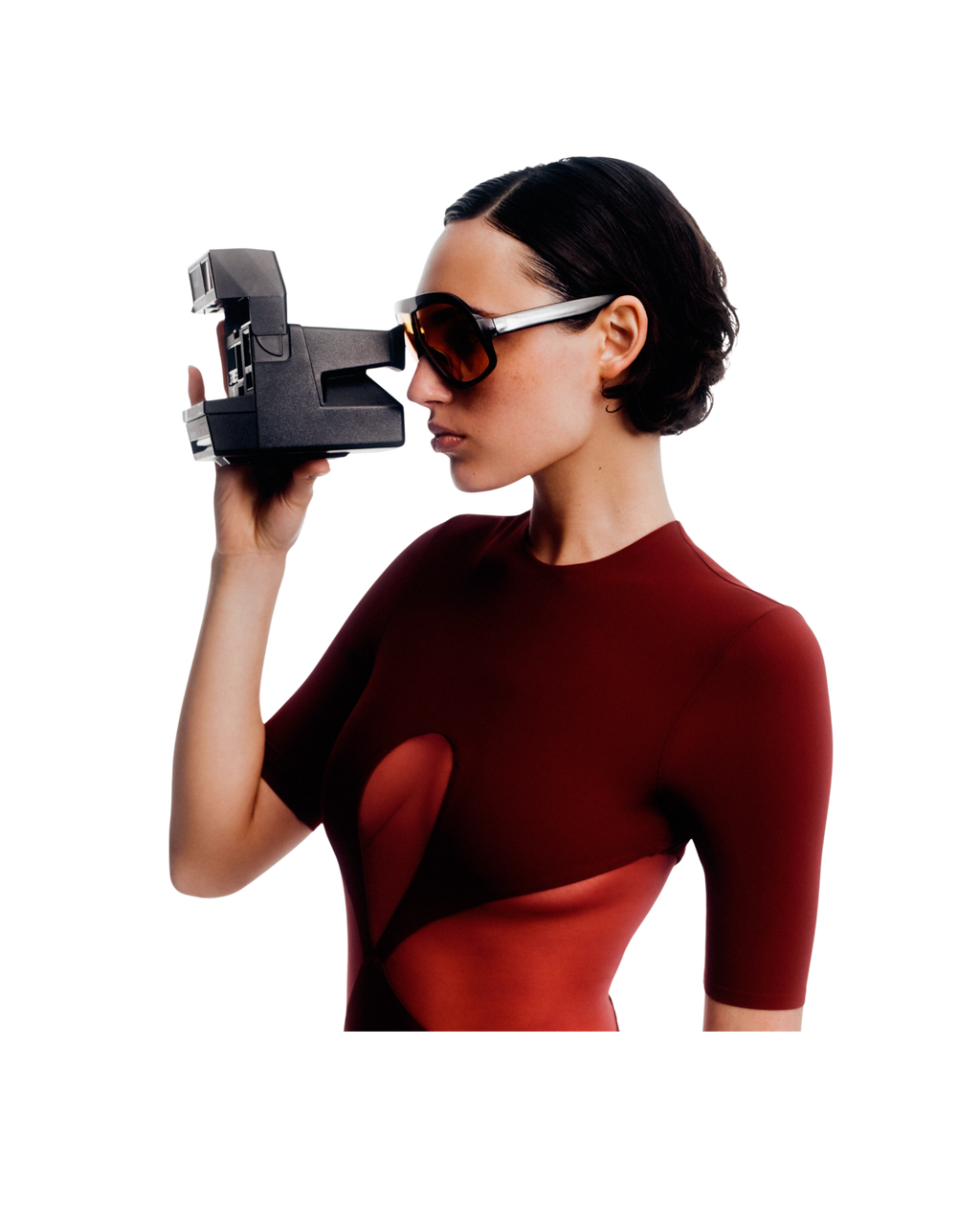 Bodysuit Power Drop in Bordo