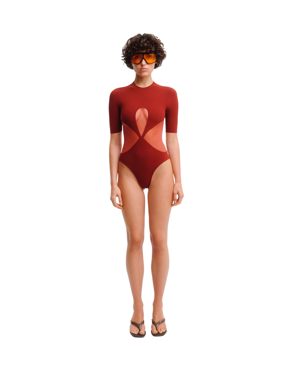 Bodysuit Power Drop in Bordo