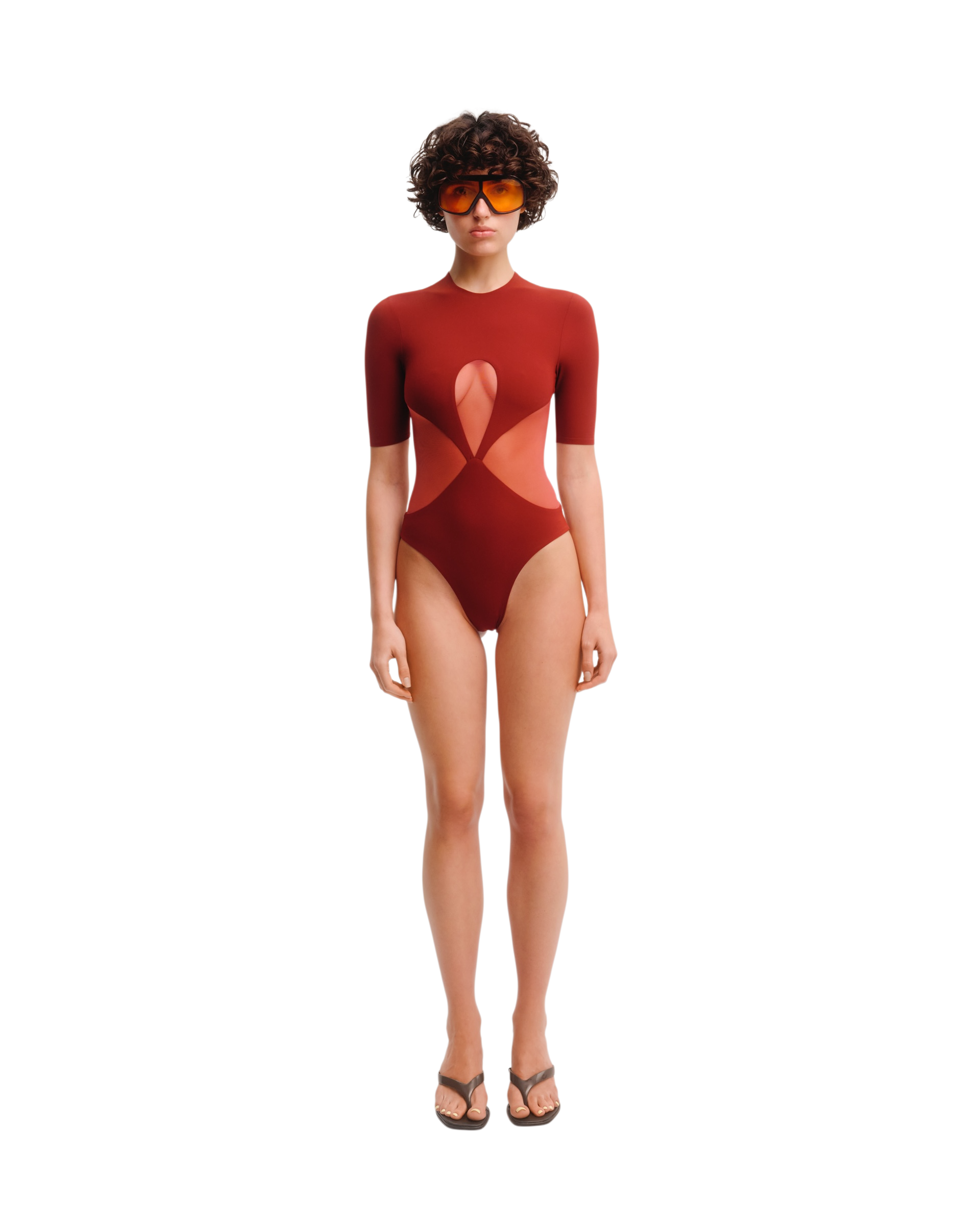 Bodysuit Power Drop in Bordo