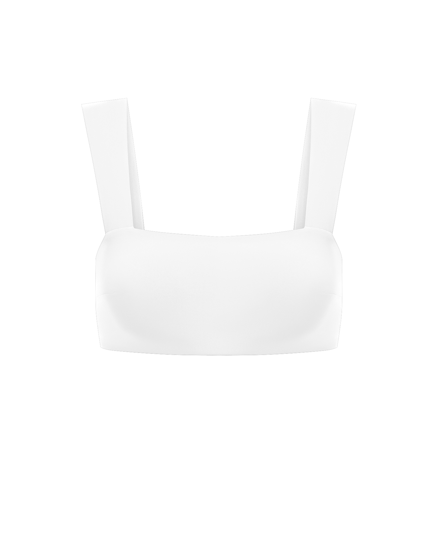 Top Bandeau in White