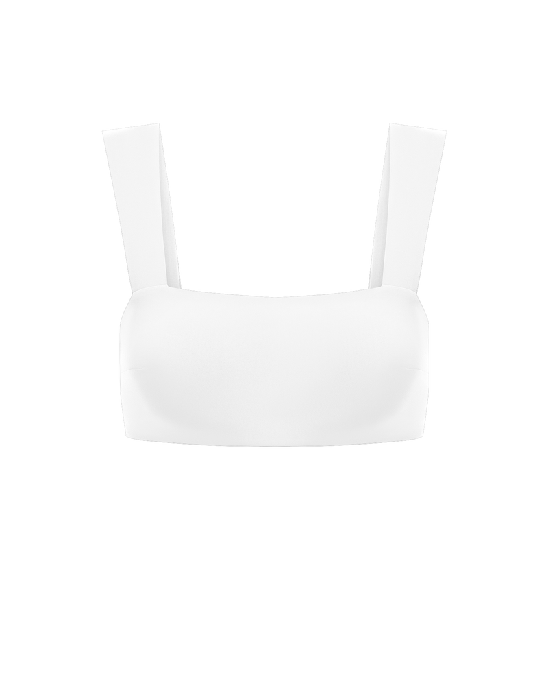 Top Bandeau in White