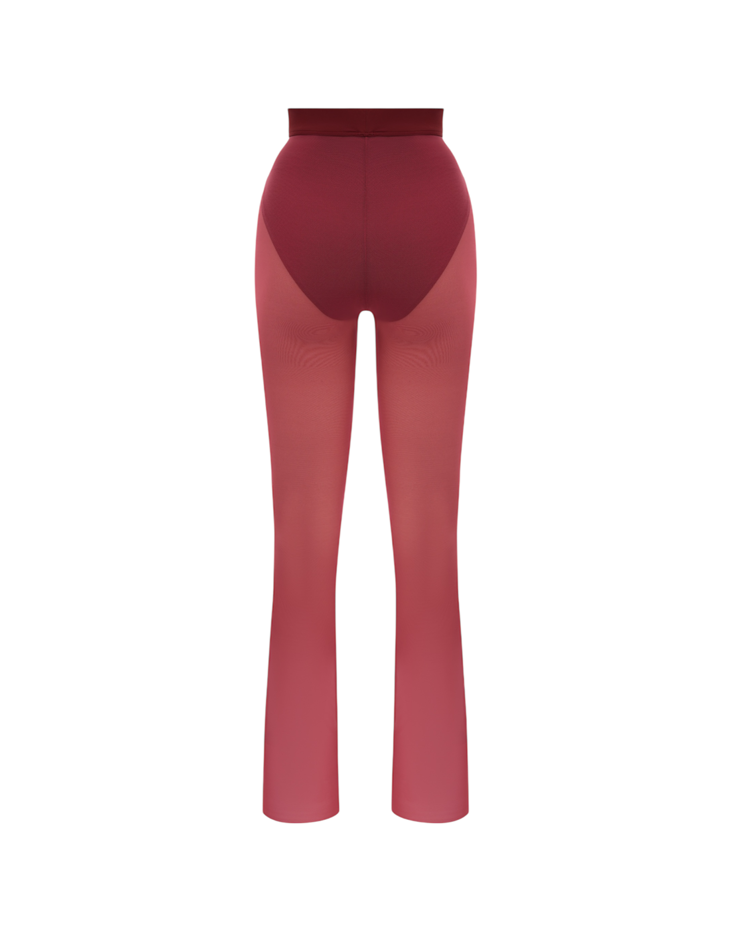 Mesh Leggings in Bordo