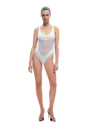 Bodysuit Corsis in white