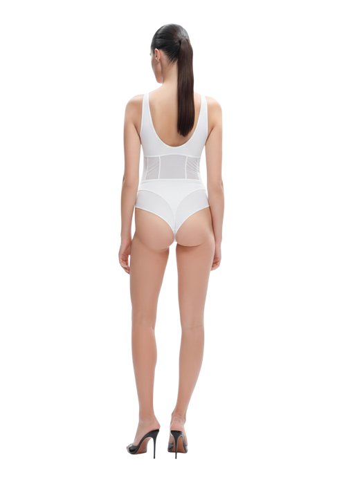 Bodysuit Corsis in white