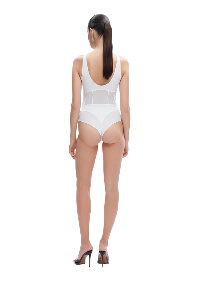 Bodysuit Corsis in white