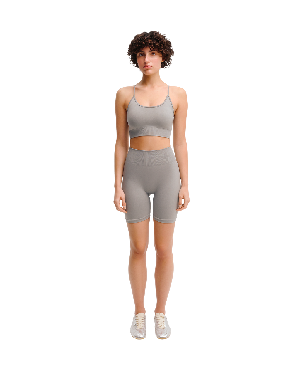Seamless Bike Shorts in Gray