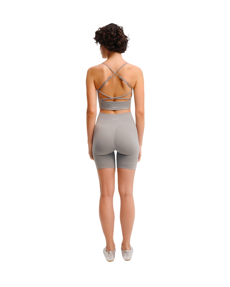 Seamless Bike Shorts in Gray