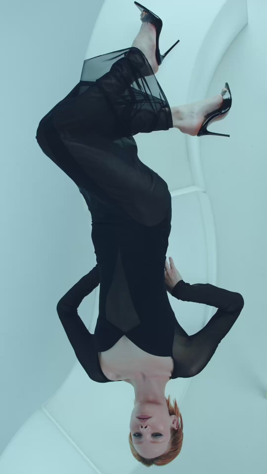 Futura maxi dress in Black