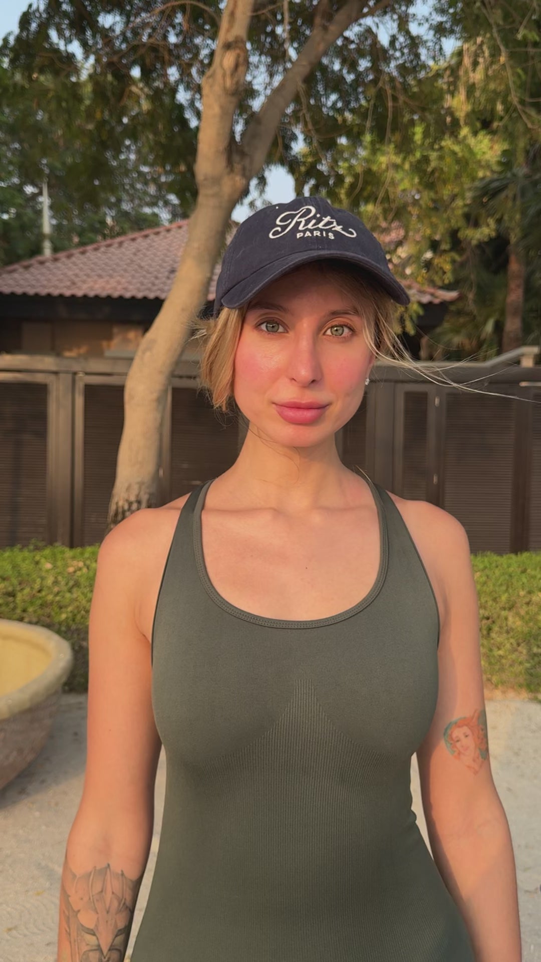 Seamless Short Jumpsuit in Green